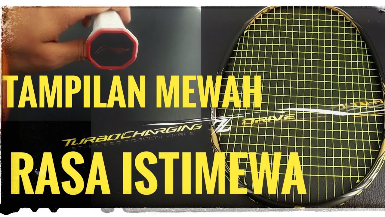 Review dan kesan pertama main pakai raket Lining Turbocharging Z Drive