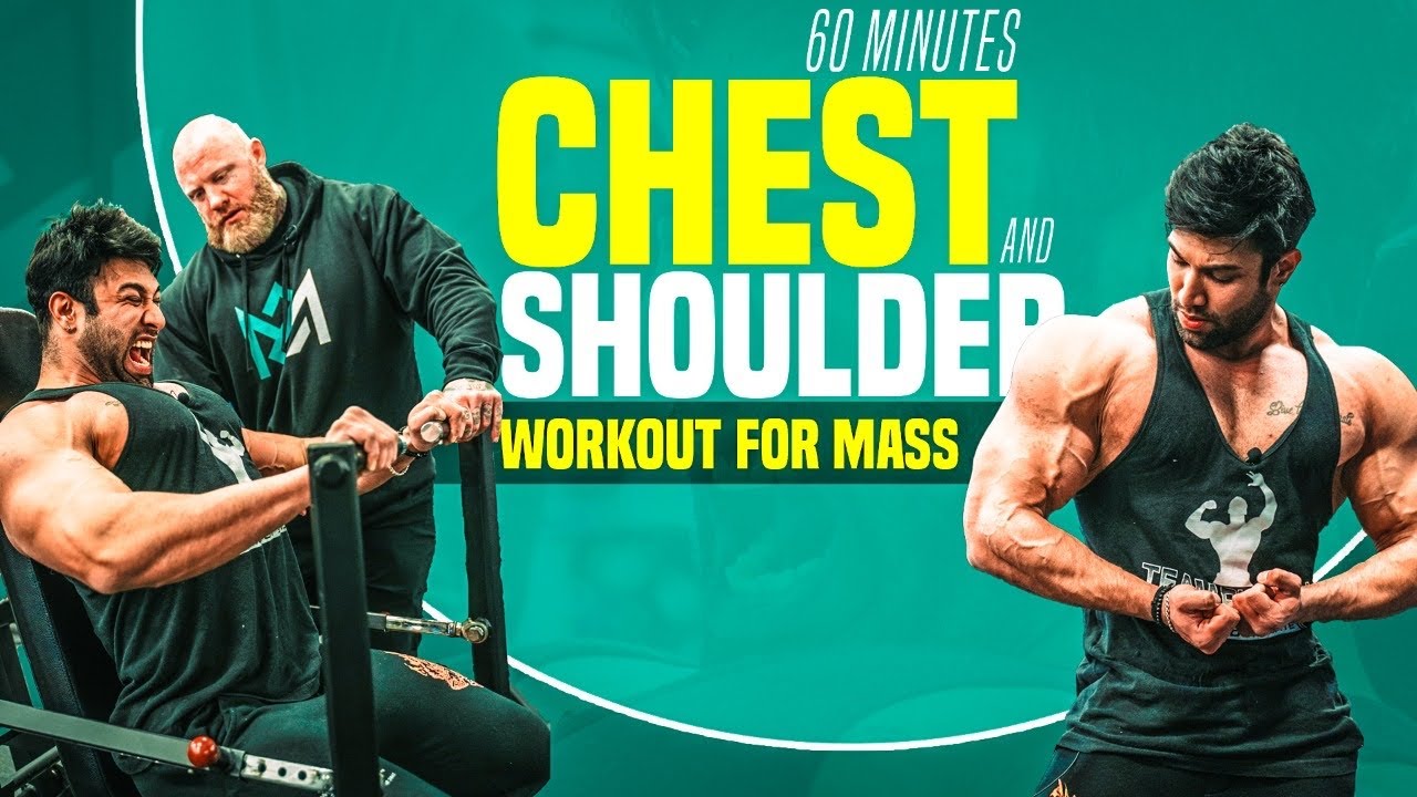 60 Minute Chest and Shoulder Workout for Mass | Giant Sets | Bhuwan Chauhan