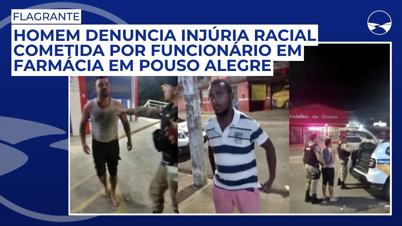 Homem denuncia injúria racial cometida por funcionário em farmácia em Pouso Alegre