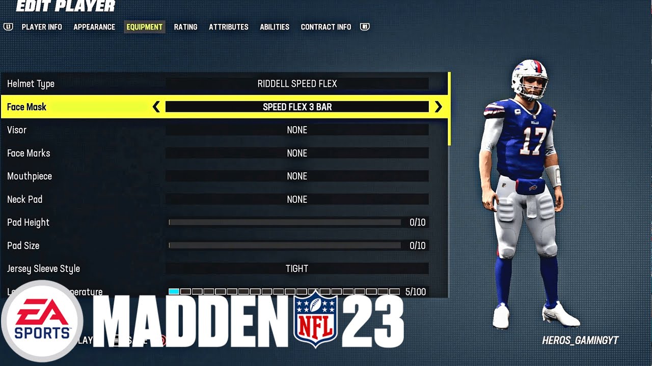 Madden NFL 23 - All Equipment! Helmets, Arm Sleeves & Cleats (PS5)