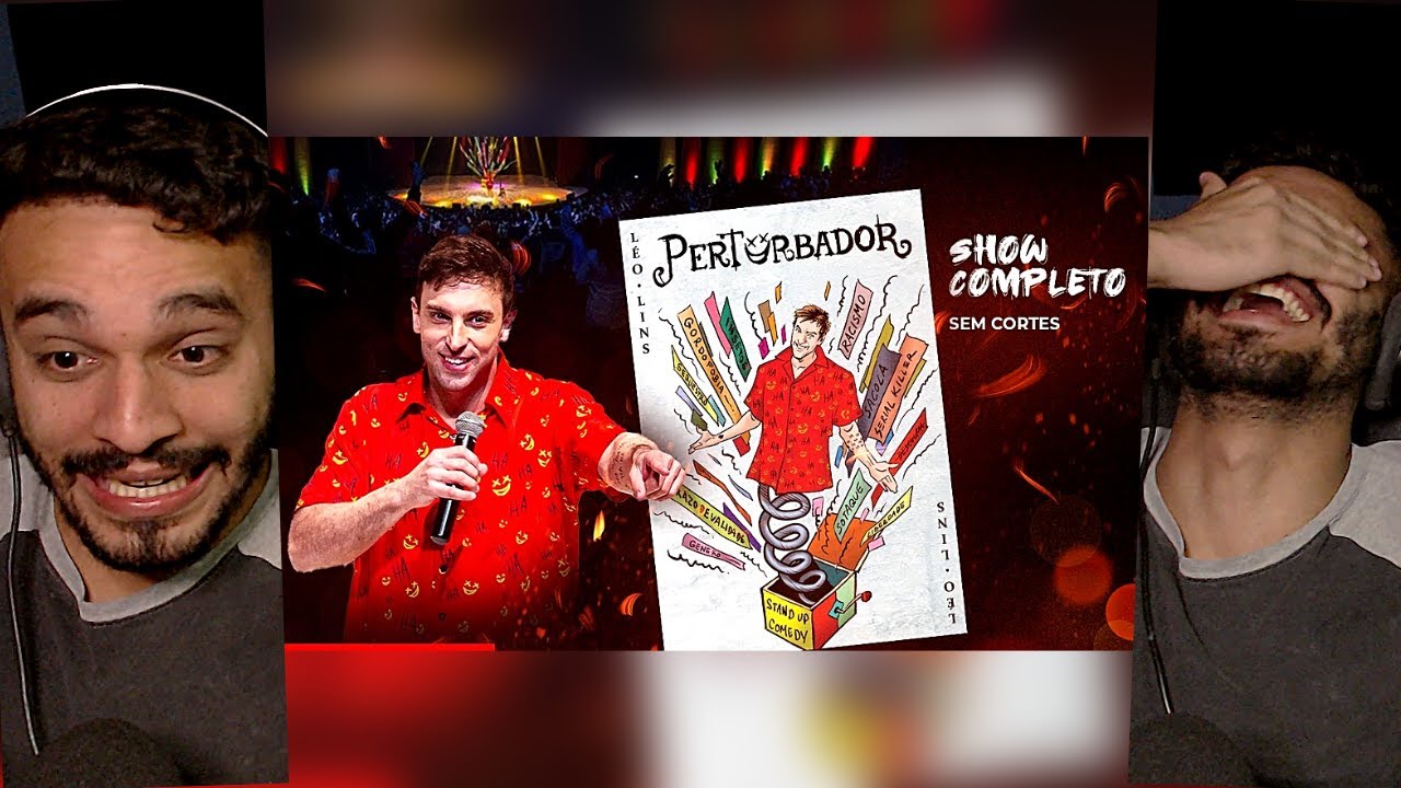 react do show proibido do Leo Lins PERTURBADOR completo