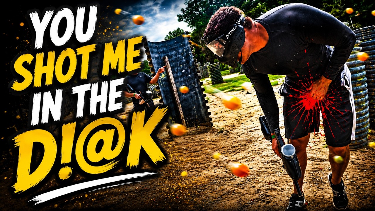 PAINTBALL NUT SHOT!