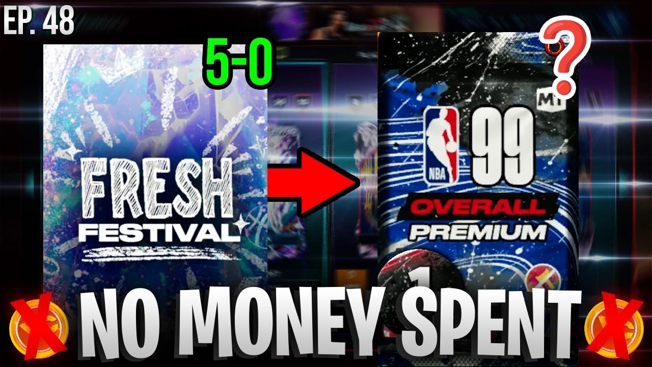 NO MONEY SPENT #48 - GOING 5-0 FOR *FREE* 100 OVERALL EVENT PIECE! NBA 2K26 MYTEAM