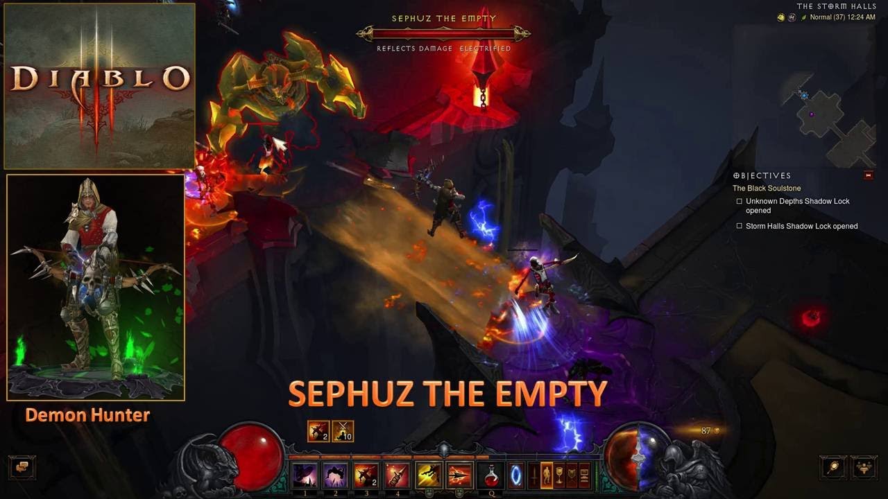 [*/\*] Diablo III - ACT II - The Storm Halls - SEPHUZ THE EMPTY (Demon Hunter)