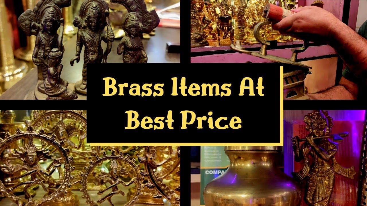 Thrissur Vlog/Brass Vessels, Decor and Gift Items at Best Price /Brass idols/Best Metal Emporium