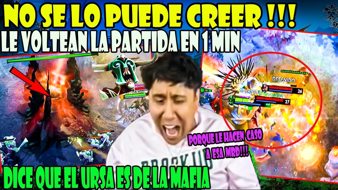 NO SE LO CREE😱.LE VOLTEAN LA PARTIDA EN UN MINUTO😂😂.ACUSA AL URSA DE MAFIOSO🥷🏻