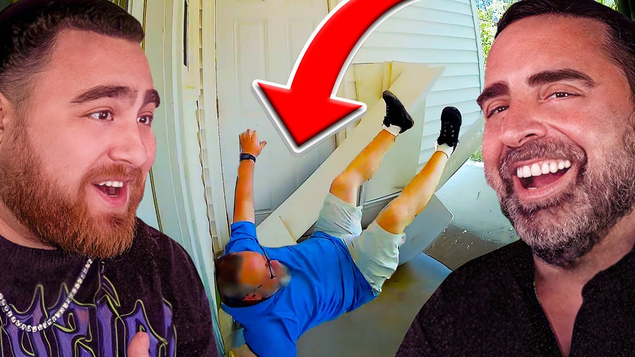WE WERE ALMOST IN TEARS! LosPollosTV And Dad React To The Best Doorbell Videos EVER! 😂