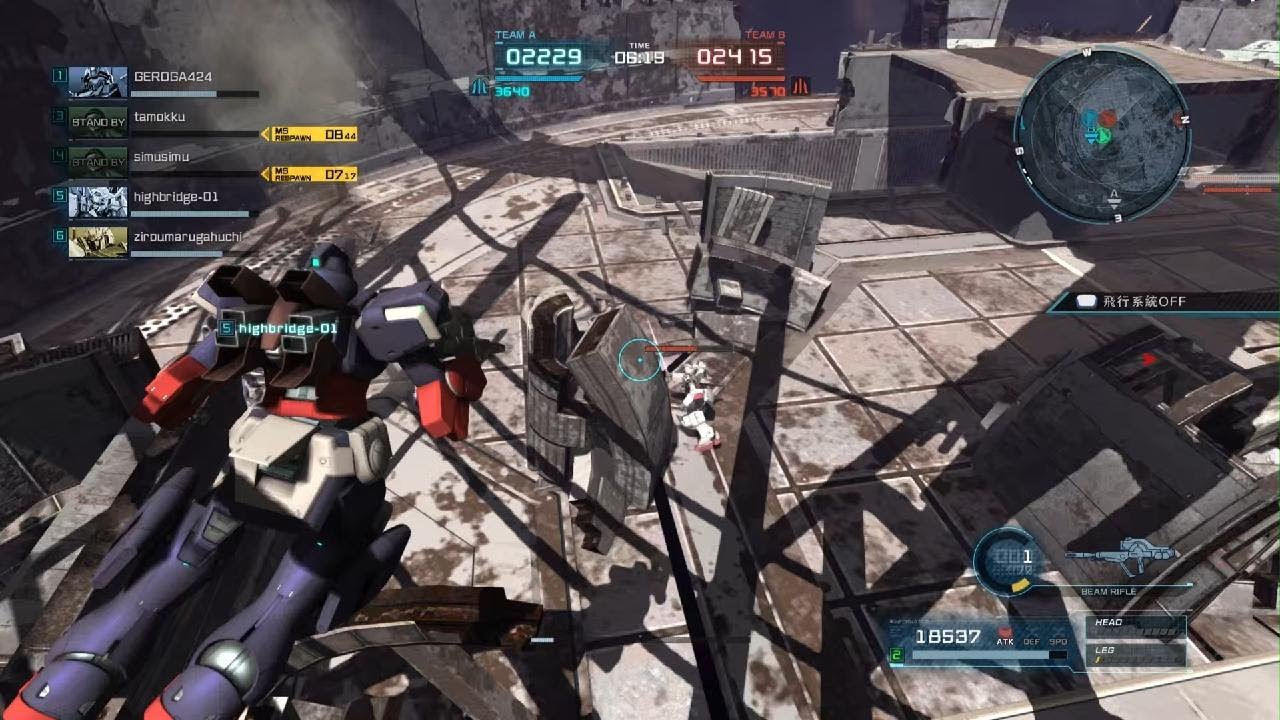 Gundam Battle Operations #7987: Really good match w/ Victory Gundam Lv 1 (600 Cost)