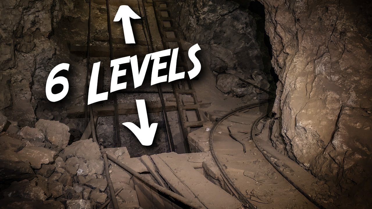 So many crosscuts on one long winze  - Clementine Mine