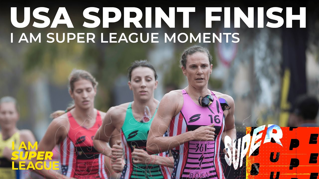 All American Head To Head Triathlon Race Sprint Finish | Katie Zaferes