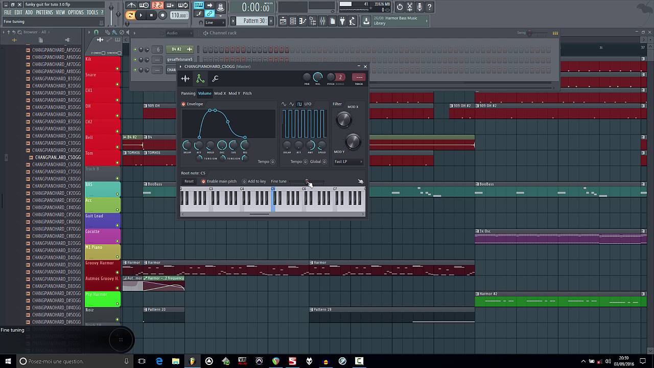 Tutoriel FL Studio 12 N° 3.0 - Le Sampler et utilisation des samples one shot