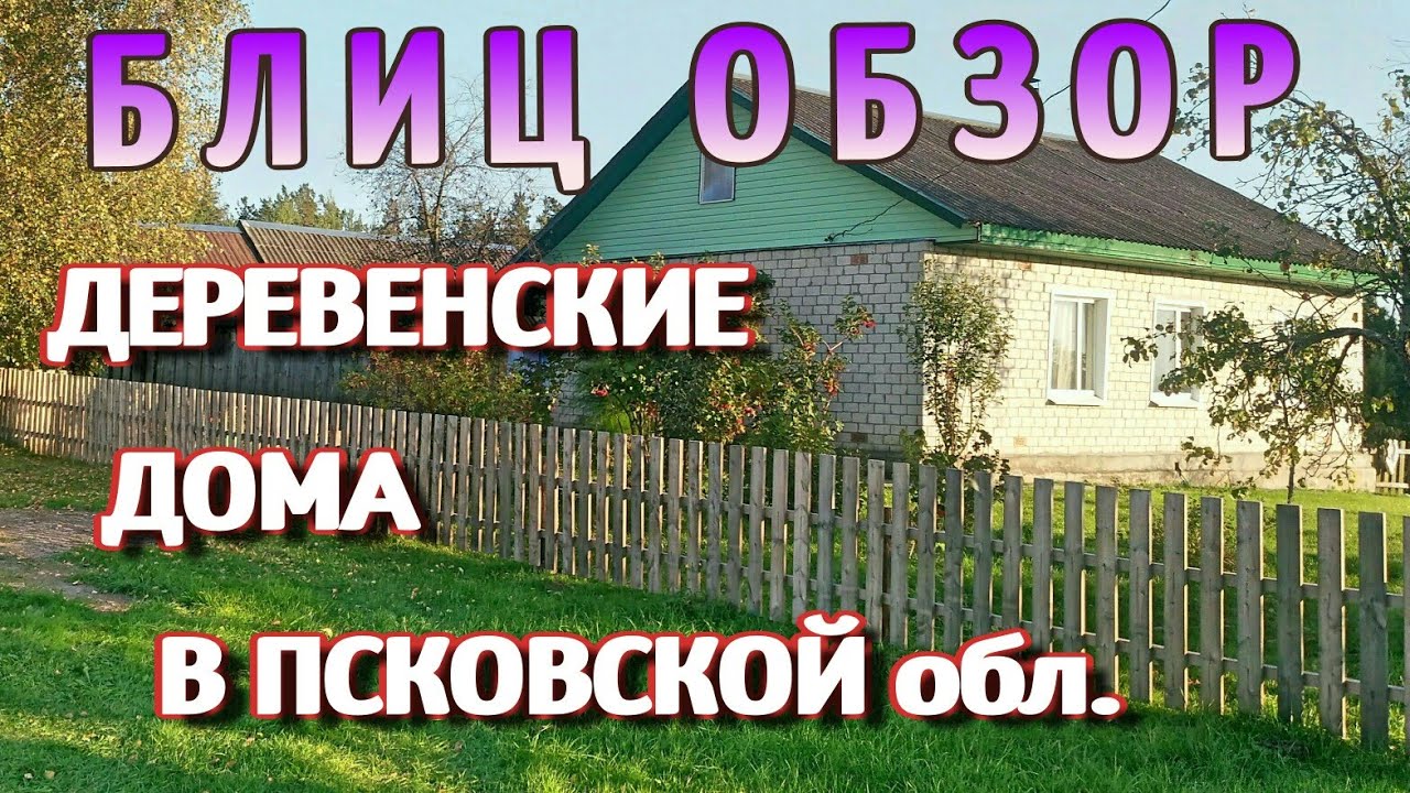 ОБЗОР загородной НЕДВИЖИМОСТИ Псковская обл.