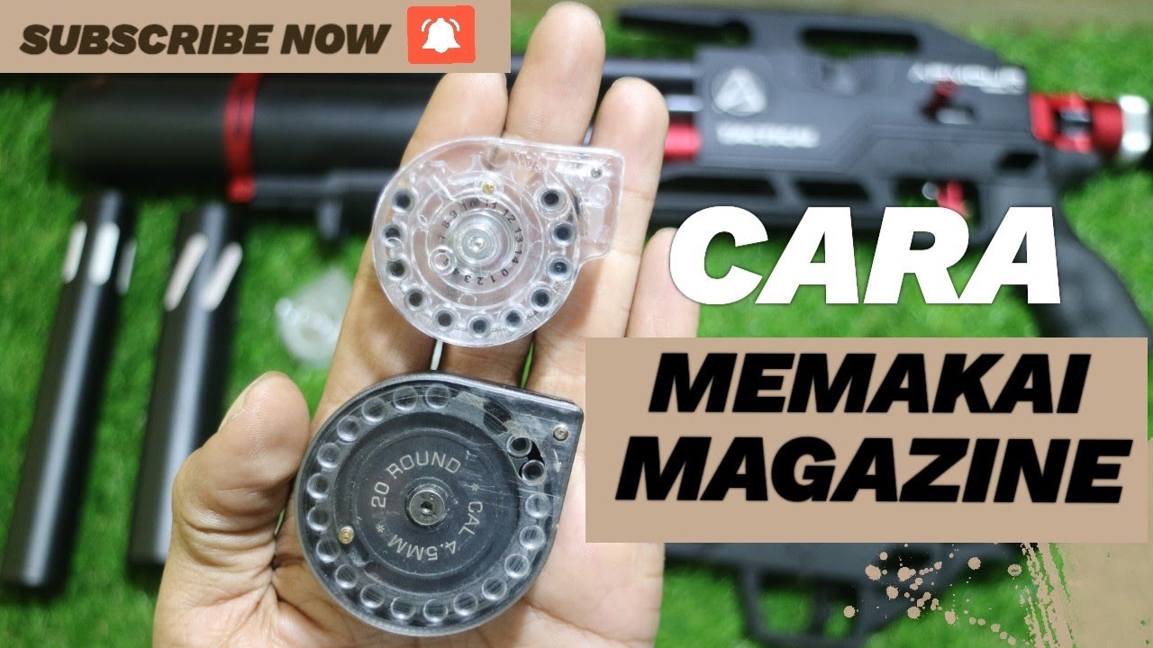 CARA MEMASANG & MENGGUNAKAN MAGAZINE PADA SENAPAN ANGIN PCP