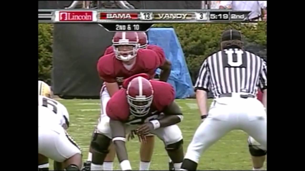 2007 Alabama vs. Vanderbilt Highlights
