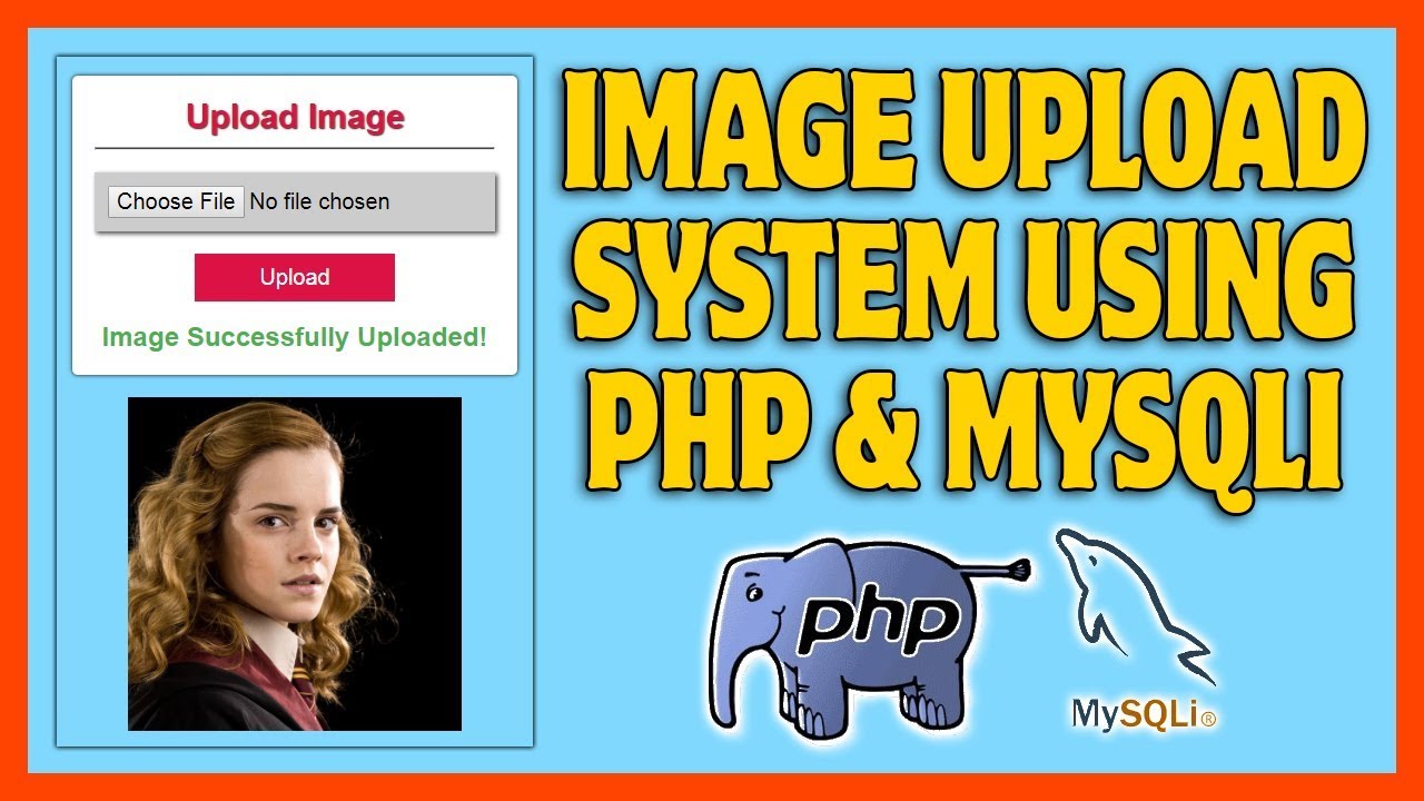 Image Upload System Using PHP and MySQLi | Upload Image in Database and Display Image Preview