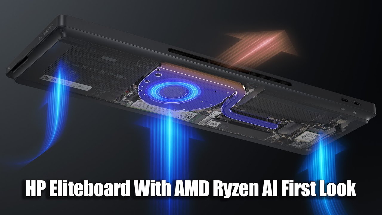 HP Eliteboard G1a z procesorem AMD to nowe spojrzenie na komputer typu &bdquo;wszystko w jednym&rdquo; ze szt...