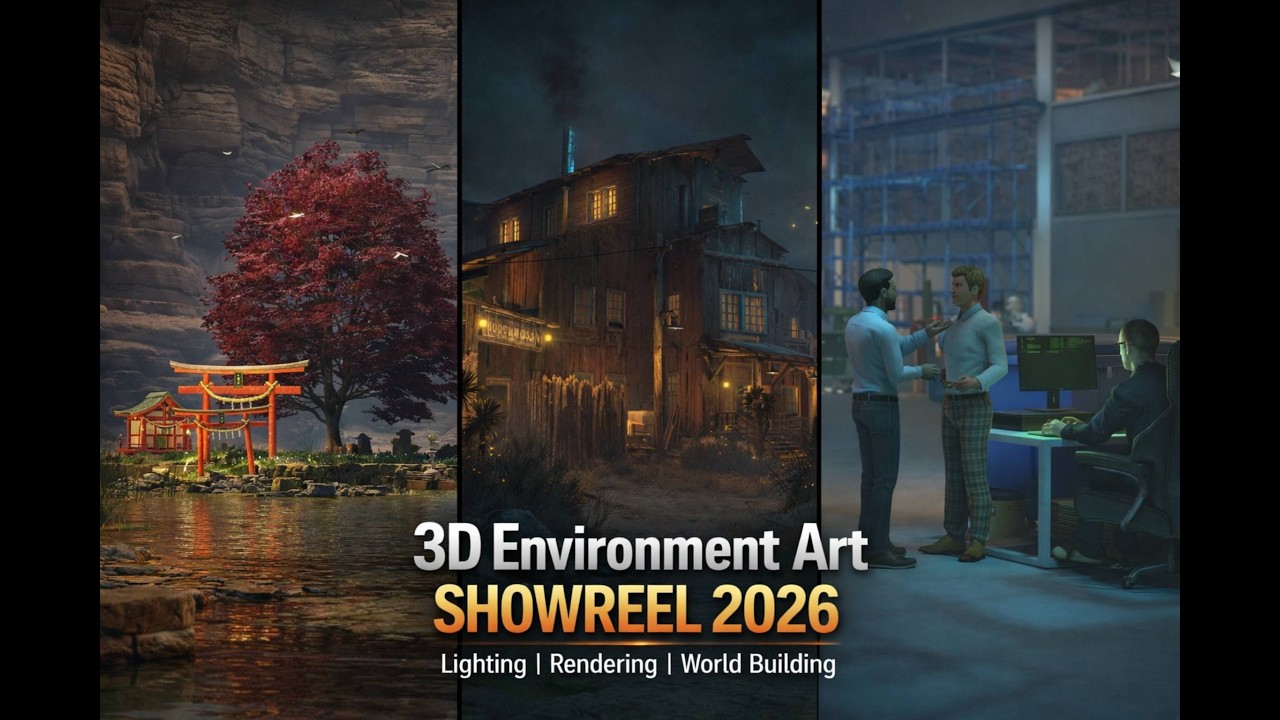 3D Environment Art Showreel  2026 – Lighting | Rendering | World Building