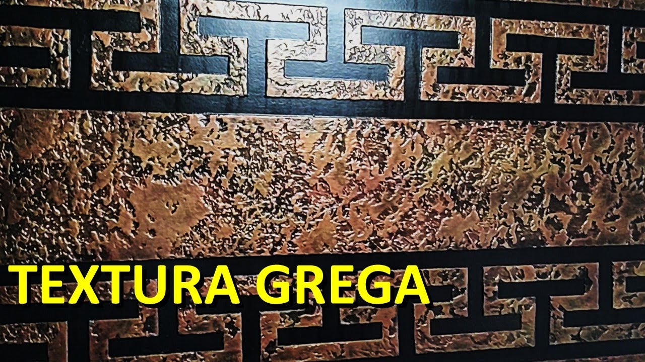 DECORE SUA CASA COM DESIGNER GREGO | Decore sua parede com esta textura | Pintura METALIZADA