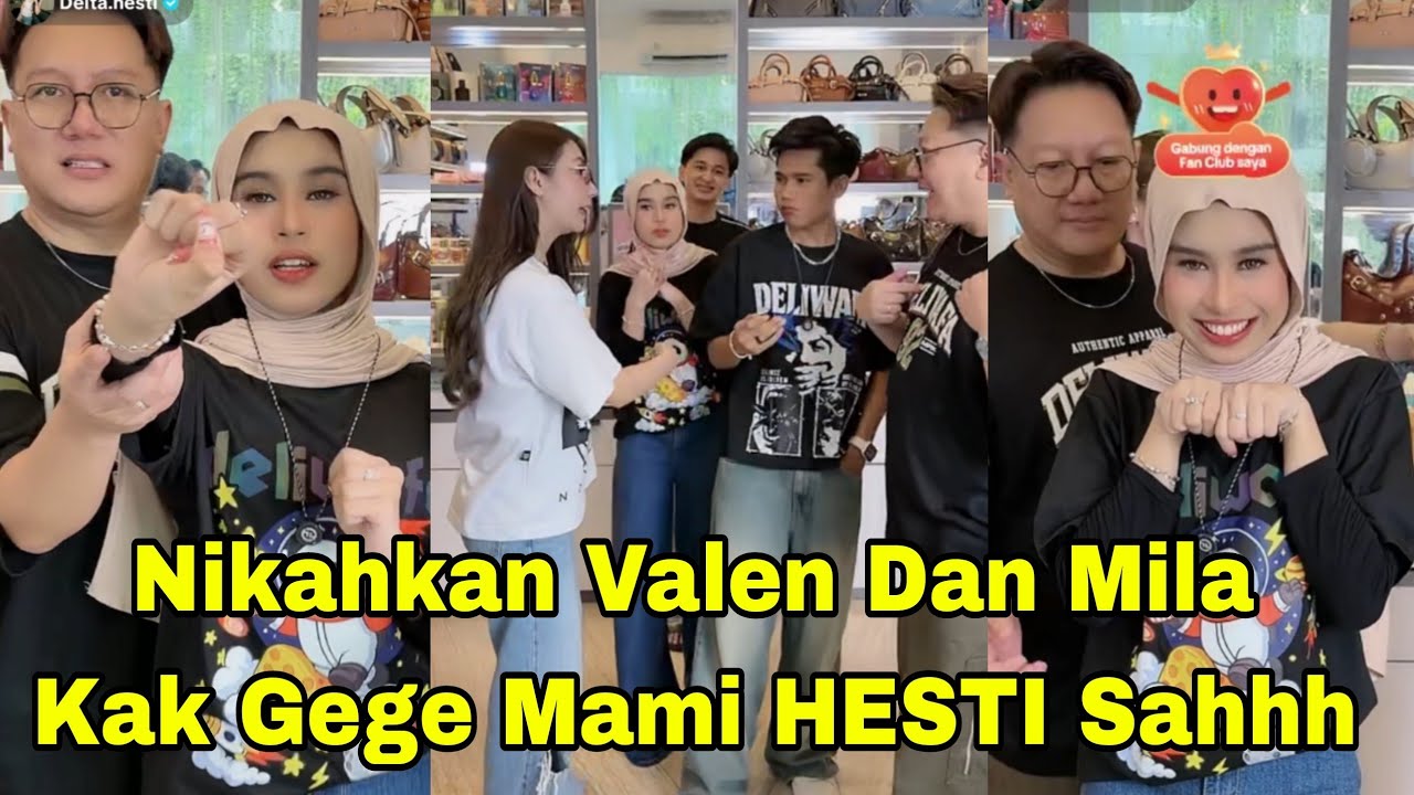 SAKSI SAHH!! NIKAHKAN VALEN DAN MILA, KAK GEGE MAMI HESTI SAKSI SAHHH