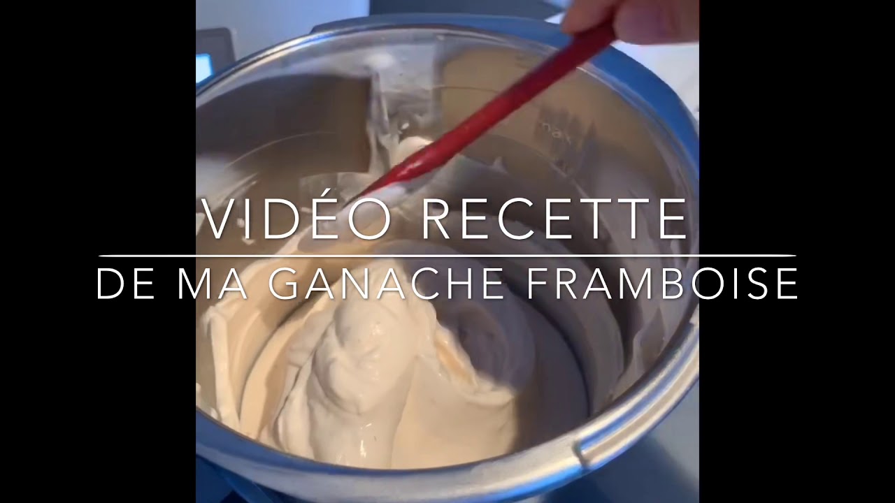 Ganache framboise au Thermomix
