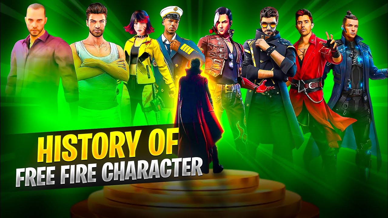 History Of Character In Free Fire 2017 To 2025