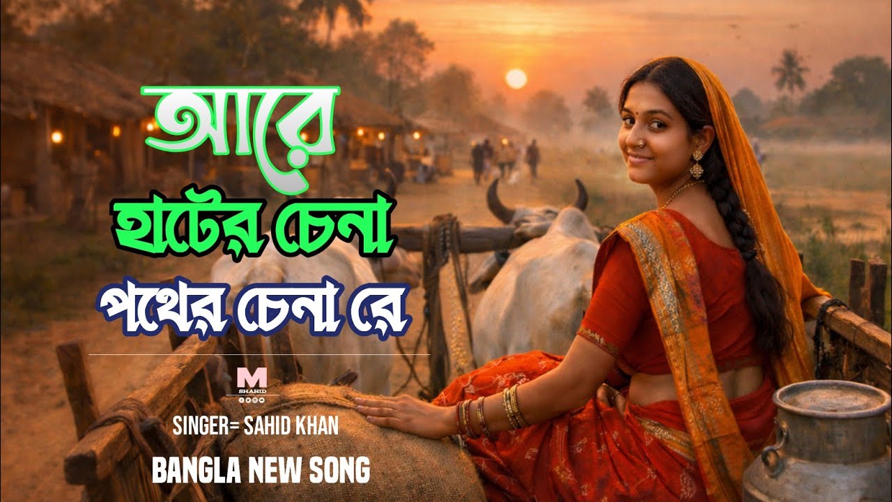 আরে হাটের চেনা পথের চেনা রে | Are Hater Chena Pother chena re । Bangla New song 