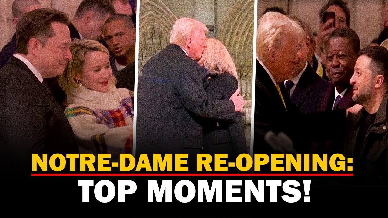 Notre-Dame re-opening: From Trump-Macron iconic handshake to Musk’s selfie & more| Top moments