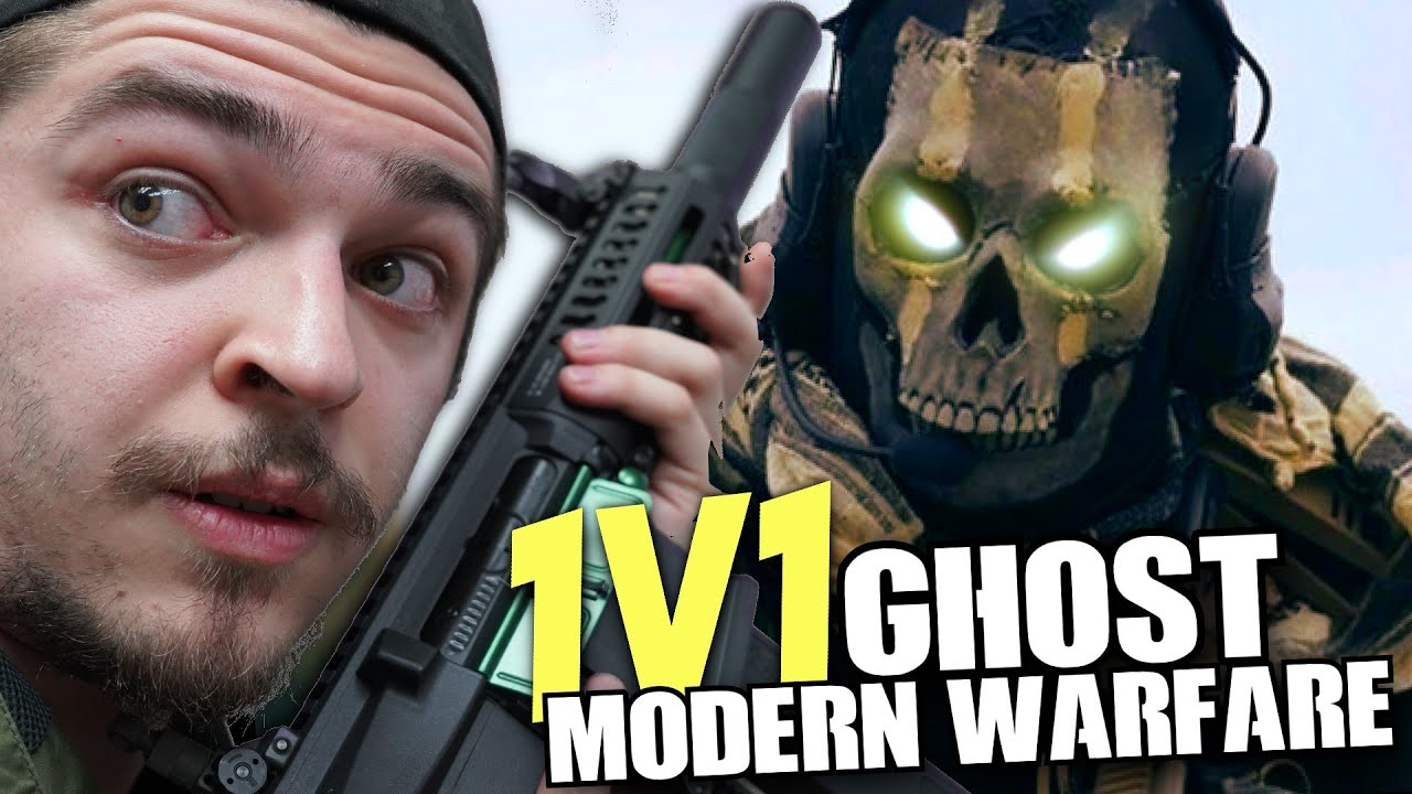 Airsoft 1v1 With Ghost From Call of Duty Modern Warfare