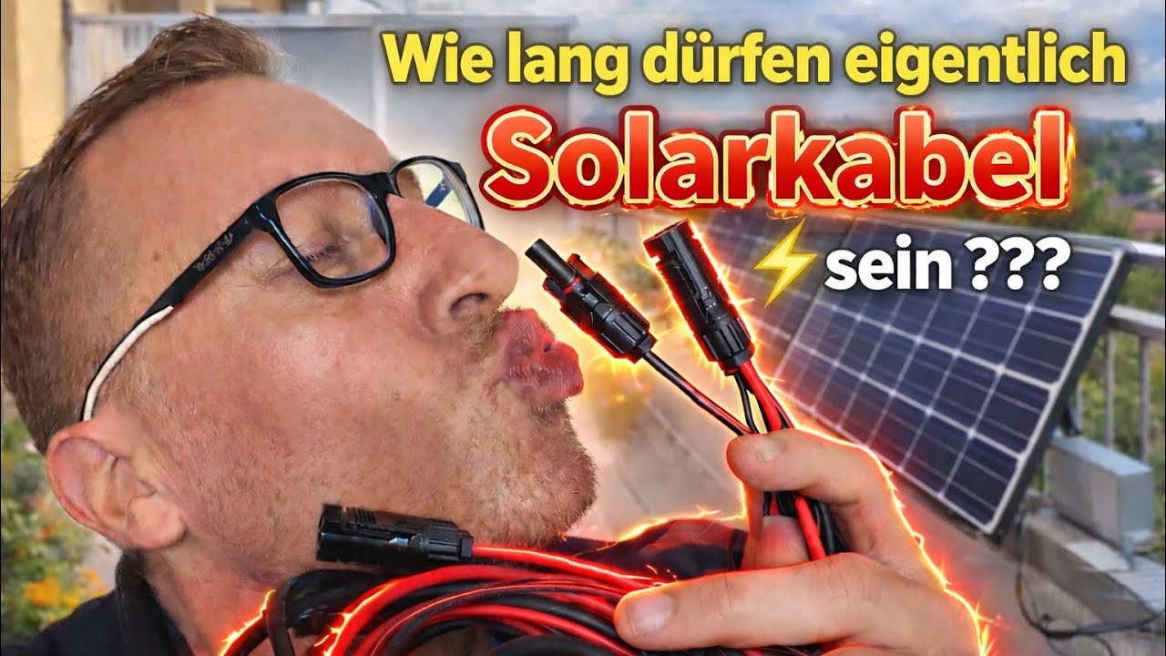 Wie lang dürfen Solarkabel eigentlich sein und Leistungsverlust zu minimieren????