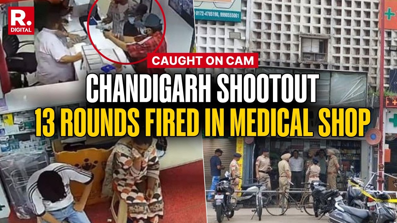 BREAKING: Masked Men Open Fire In Chandigarh Medical Shop, Cashier Killed In 13-Round Attack