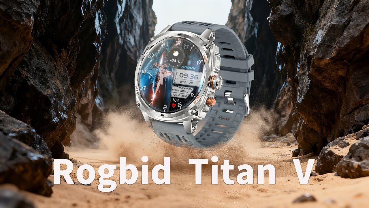 Rogbid Titan V &ndash; The Ultimate Rugged Smartwatch | Military-Grade Strength Meets Smart Power