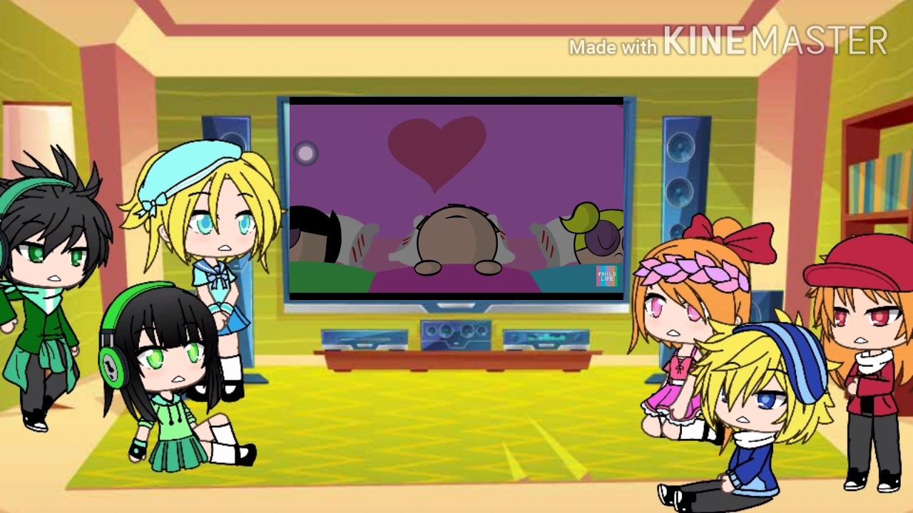 ppg x rrb react to A Powerpuff parody (gacha life)