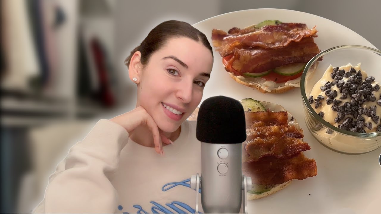 ASMR Breakfast Mukbang & Ramble