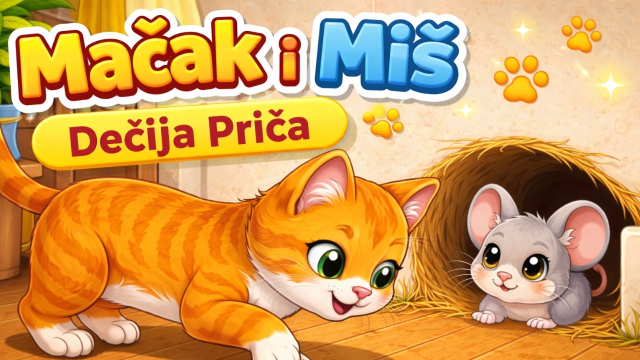 Mačak i Miš 🐱🐭 | Dečija Priča