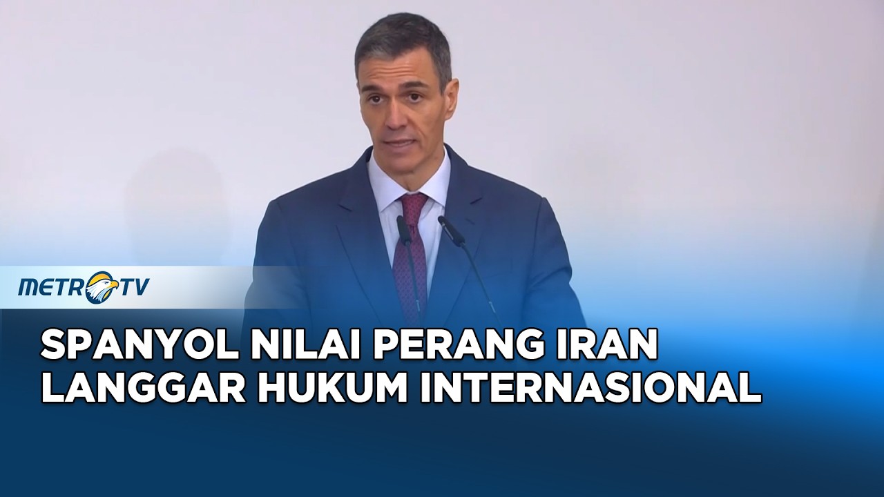 PM Spanyol Pedro Sanchez Sebut Perang Iran Kesalahan Besar