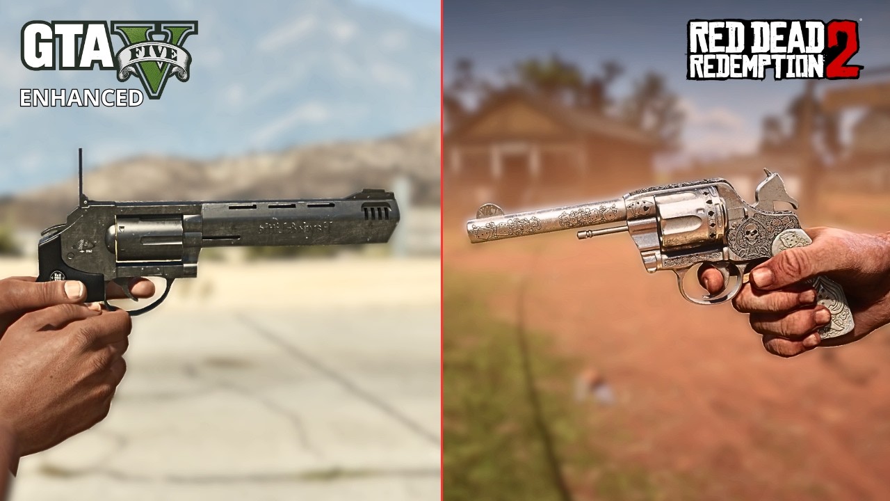 RDR 2 vs GTA 5 Enhanced &ndash; Insane Attention to Detail