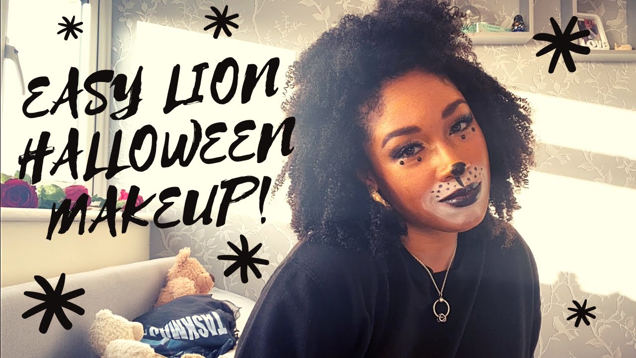 EASY LION HALLOWEEN MAKEUP TUTORIAL!