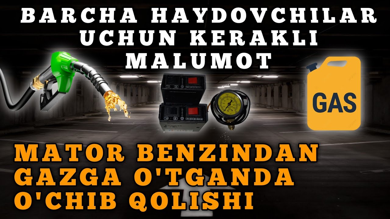Mator Benzindan Gazga O'tkanda O'chib Qolishi,Aniq Siz Uchun Kerakli Malumot