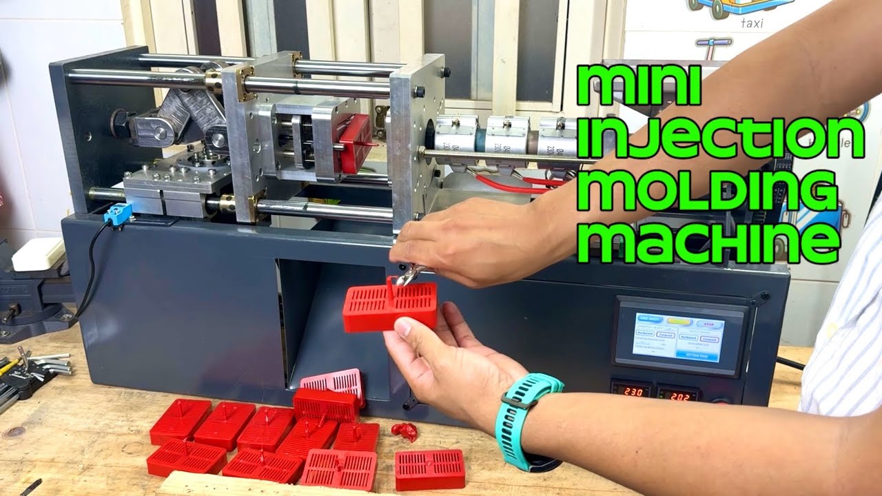 DIY Mini injection molding machine mass production 2