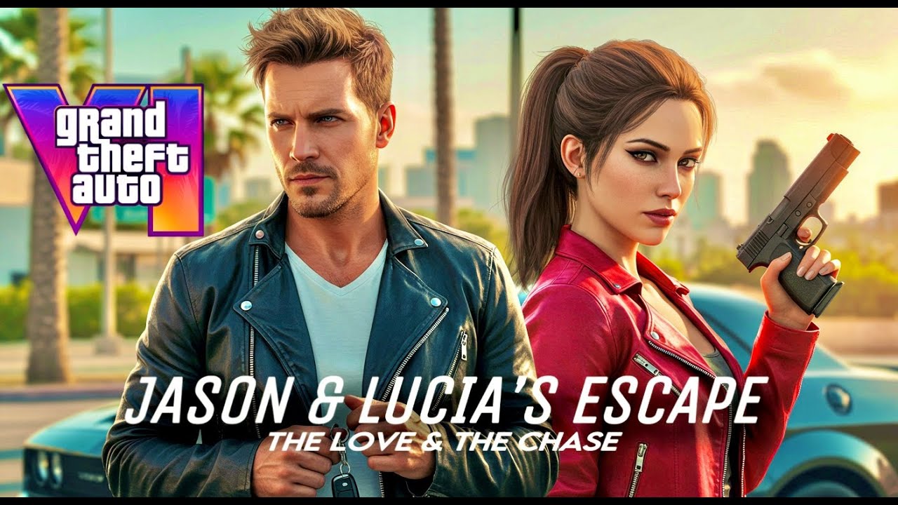 GTA 6: Jason & Lucia’s Real Life Escape Story | Love & Chase Begins!
