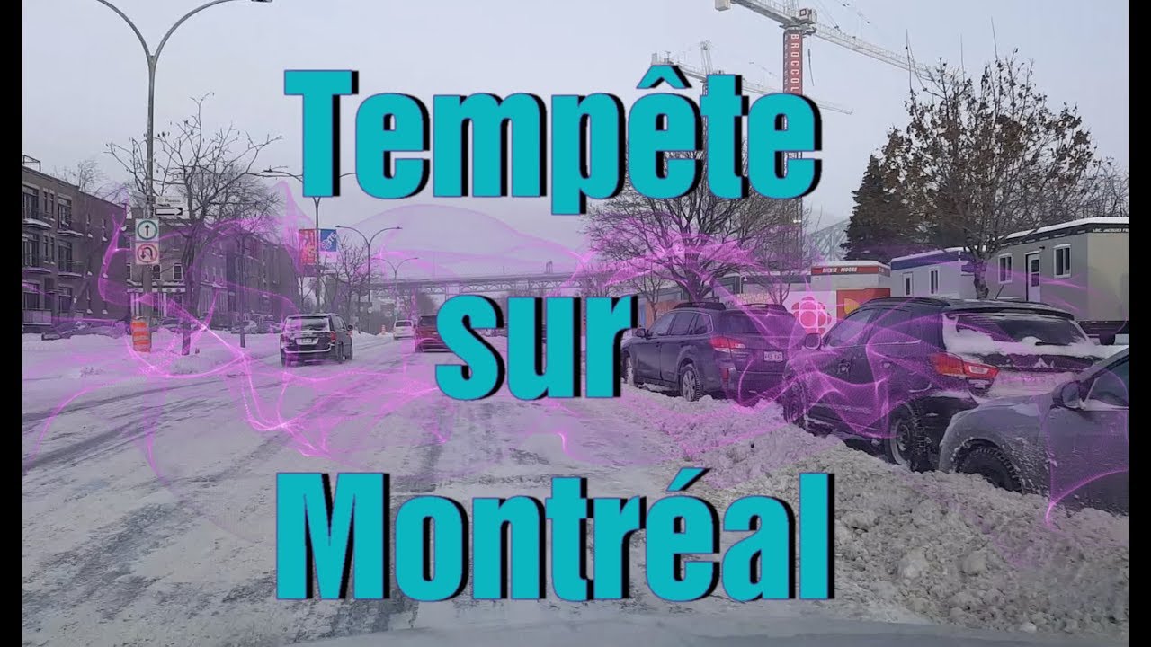 Tempête sur Montréal après une ''bombe météo