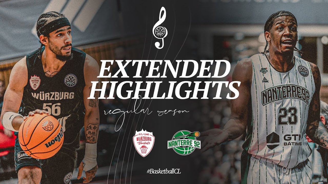 FIT/One Würzburg Baskets v Nanterre 92 | Full Game Highlights | #BasketballCL 2024-25