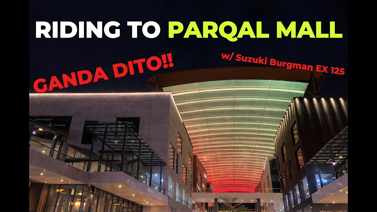 FIRST TIME IN PARQAL MALL w/ SUZUKI BURGMAN EX 125 | ASMR | POV RIDE | BEGINNER RIDER |