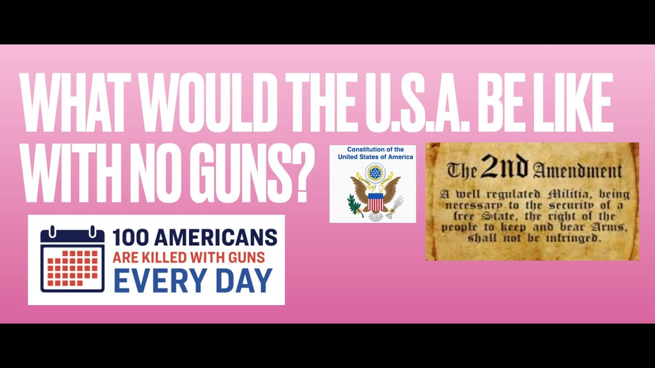 WHAT WOULD THE USA BE LIKE WITH NO GUNS?