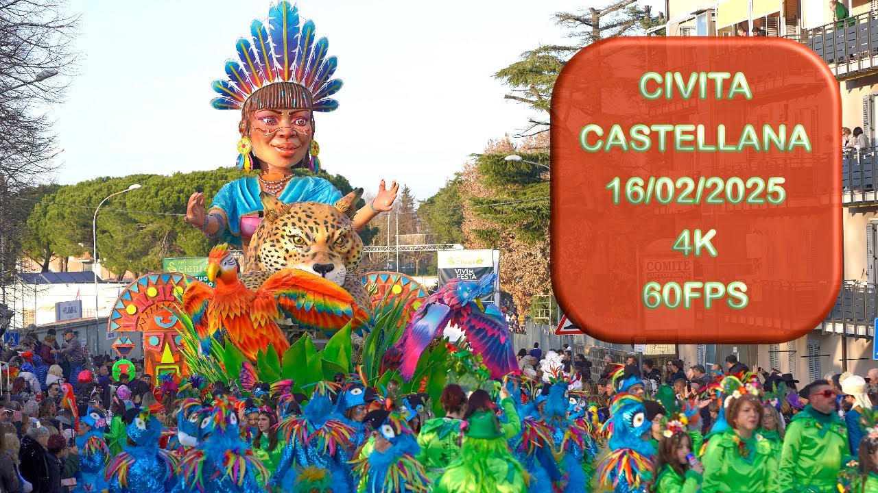 CARNEVALE 2025 CIVITA CASTELLANA 1° GIORNATA 16 FEBBRAIO 2025
