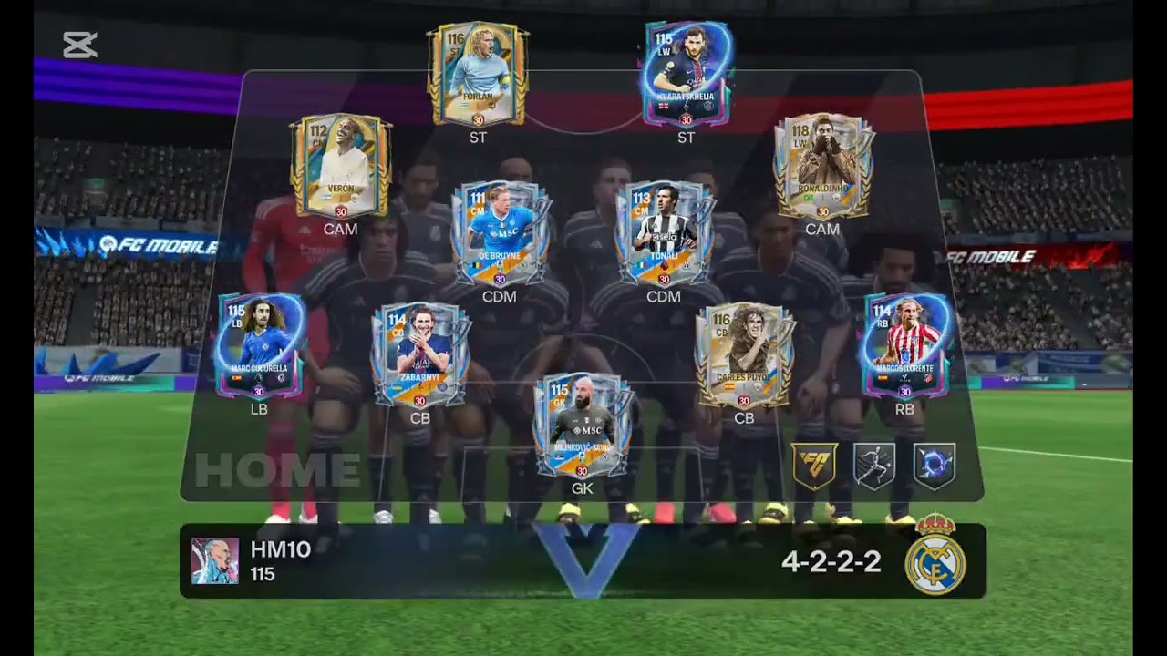 FC Champion grind – 107 Papin, 111 Forlan, 113 Ronaldinho and 113 Kvaradona 