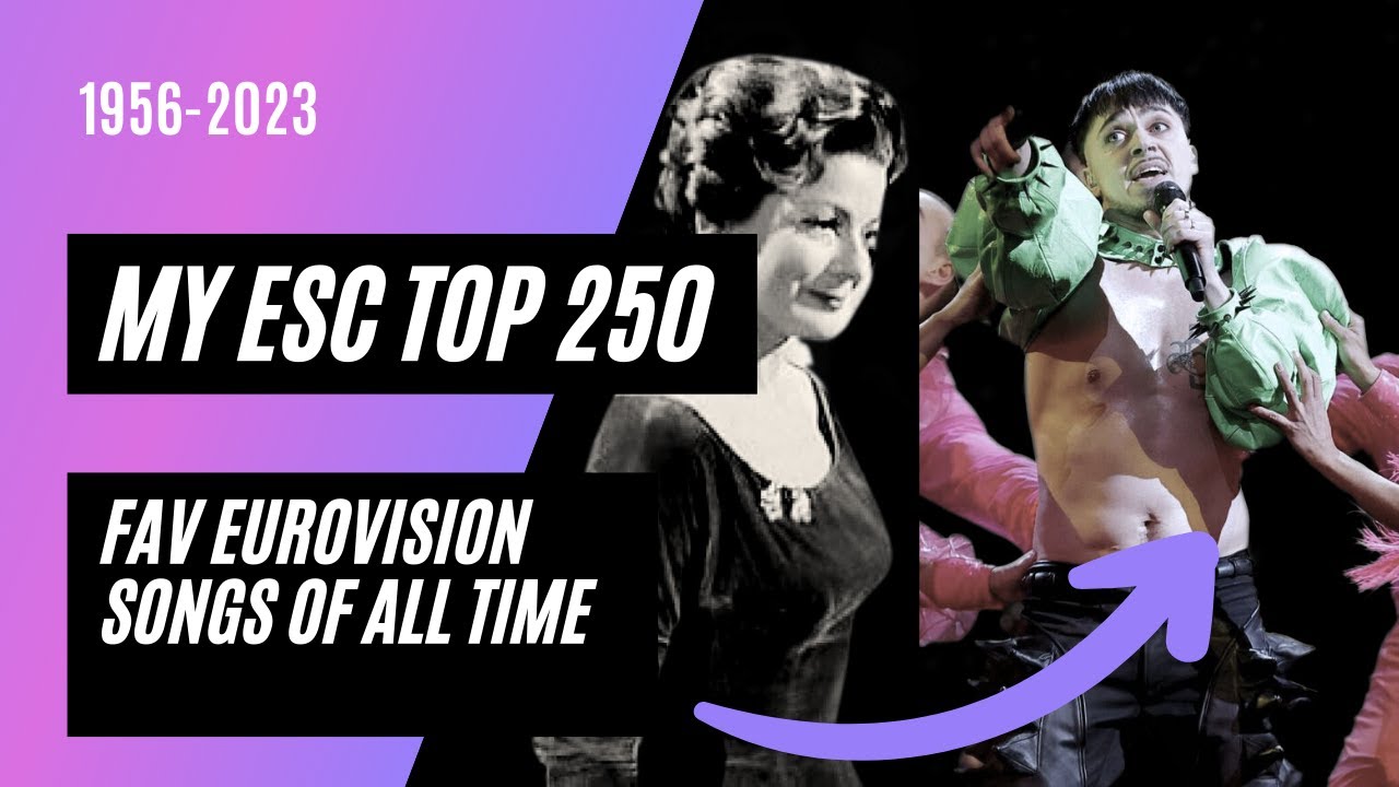 My ESC Top 250 songs of all time