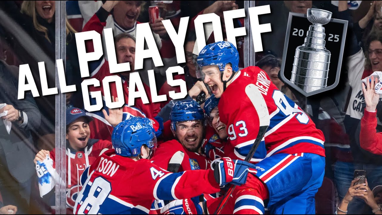 All Montreal Canadiens Playoff Goals 2024-25 VS Washington Capitals - Séries Éliminatoires (HD)