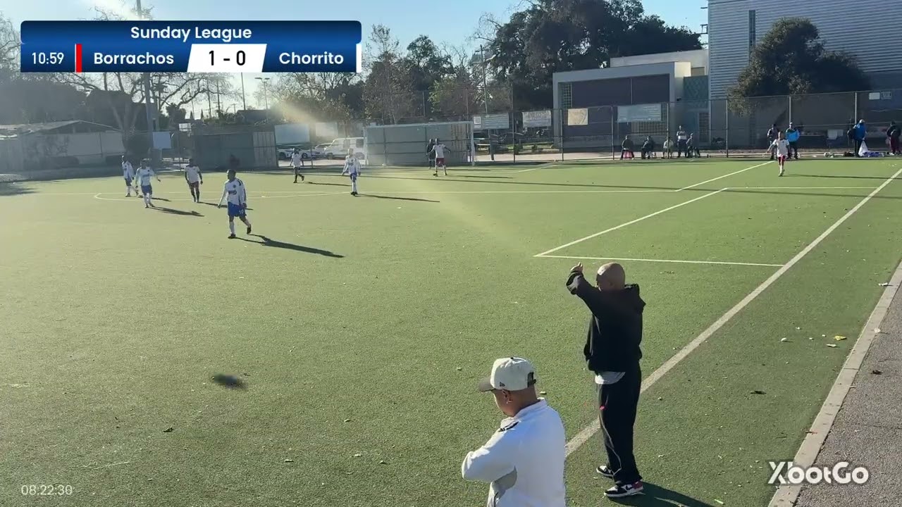 Borrachos Vs chorrito 1st half 