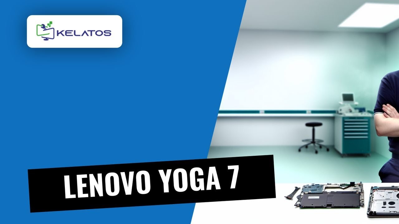 Ecrã partido no Lenovo Yoga 7? 🛠️ Reparo de placa eletrónica